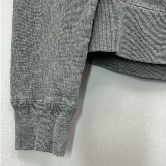 Roots Crew Neck Sweater Grey Women's Size Small Yoga Run Walk Relax Cozy Lounge - Picture 4 of 7